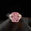 Cherry Blossom Pink Synthetic Colored Sapphire Crystal