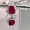 Ruby Emerald-cut Ring