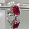 Ruby Emerald-cut Ring