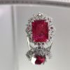 Ruby Emerald-cut Ring