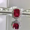 Ruby Emerald-cut Ring