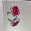 Ruby Emerald-cut Ring