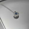 Royal Blue Sapphire Necklace