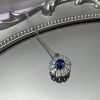 Royal Blue Sapphire Necklace