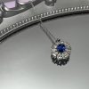 Royal Blue Sapphire Necklace