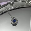 Royal Blue Sapphire Necklace