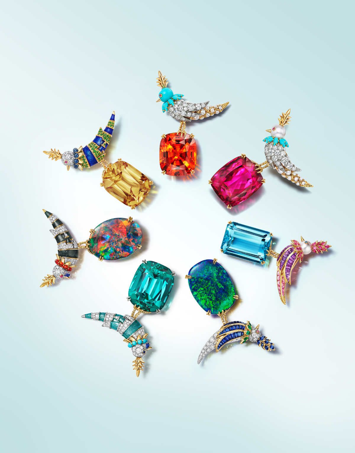 The Vividly Colorful Lucky Bird on a Rock | Tiffany's Latest